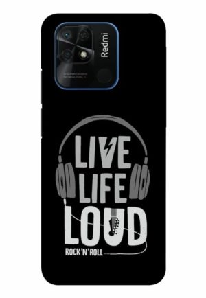 live life oud printed designer mobile back case cover for Xiaomi redmi 10 - redmi 10 power