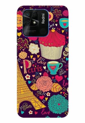 love paris printed designer mobile back case cover for Xiaomi redmi 10 - redmi 10 power