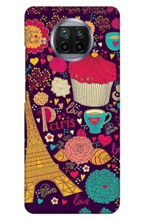 love paris printed designer mobile back case cover for mi 10i