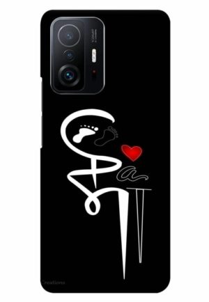 maa paa printed designer mobile back case cover for mi 11t - 11t pro
