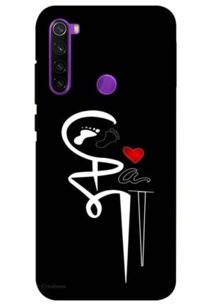 maa paa printed designer mobile back case cover for redmi note 8
