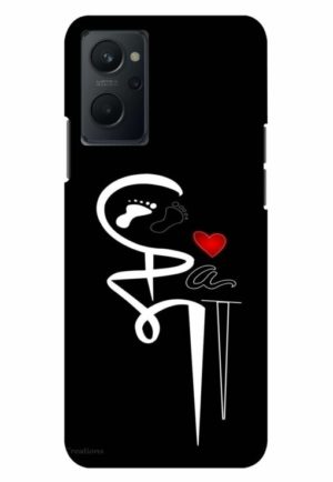 maa paa printed mobile back case cover for realme 9i
