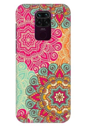 manadala joy printed designer mobile back case cover for redmi note 9