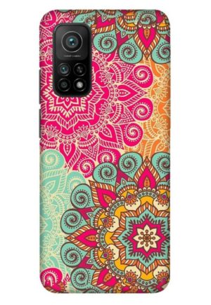 mandala printed designer mobile back case cover for mi 10t - mi 10t pro