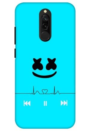 marshmello music printed designer mobile back case cover for redmi 8