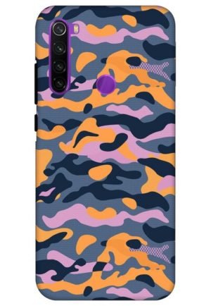militry army pattern printed designer mobile back case cover for redmi note 8