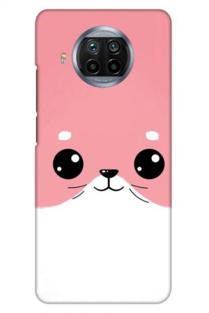 minimal pink piggy printed designer mobile back case cover for mi 10i
