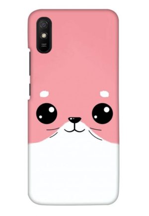 minimal pink piggy printed designer mobile back case cover for redmi 9A - redmi 9i - redmi 9A sport - redmi 9i sport