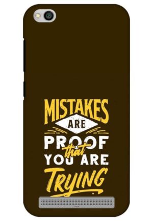 mistake are prove that you are right printed mobile back case cover