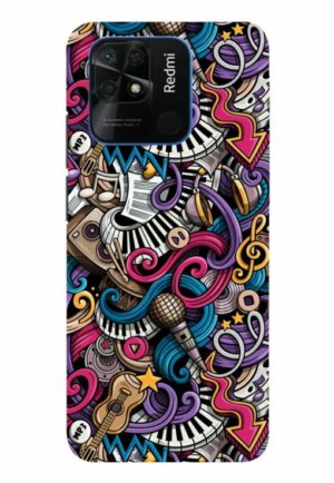 music instrument printed designer mobile back case cover for Xiaomi redmi 10 - redmi 10 power