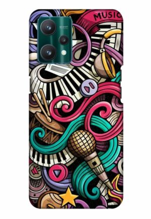 music instrument printed mobile back case cover for realme Realme 9 4G - Realme 9 Pro Plus 5G - Realme 9 pro