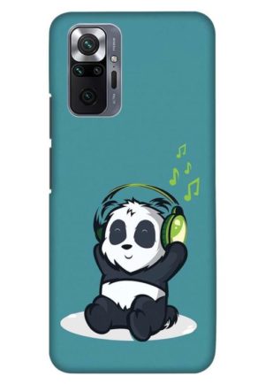 music panda printed designer mobile back case cover for Xiaomi redmi note 10 pro - redmi note 10 pro max