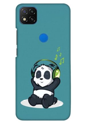 music panda printed designer mobile back case cover for redmi 9 - redmi 9 activ - redmi 9c - redmi 10a - poco c31
