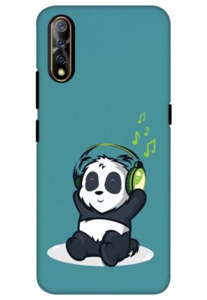 music panda printed mobile back case cover for vivo s1, vivo z1x
