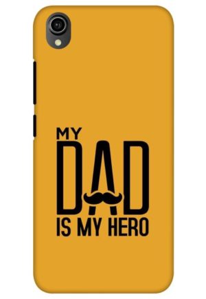 my dad is my hero printed mobile back case cover for vivo y90, vivo y91i