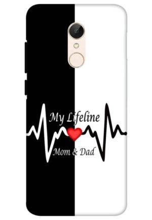 my life line is my mom and dad printed mobile back case cover