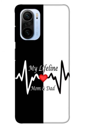 my lifeline is my mom and dad printed designer mobile back case cover for mi 11x - 11x pro