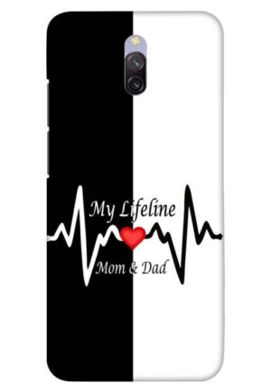 my lifeline is my mom and dad printed designer mobile back case cover for redmi 8a dual
