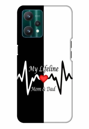 my lifeline is my mom and dad printed mobile back case cover for realme Realme 9 4G - Realme 9 Pro Plus 5G - Realme 9 pro