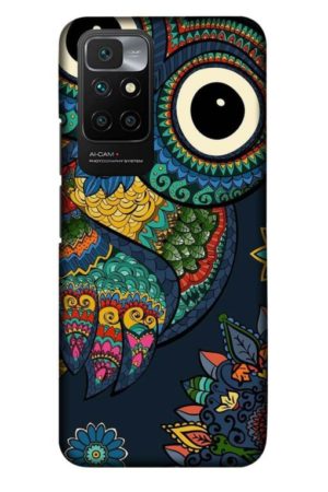 owl vector printed designer mobile back case cover for Xiaomi redmi 10 Prime