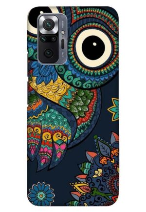 owl vector printed designer mobile back case cover for Xiaomi redmi note 10 pro - redmi note 10 pro max