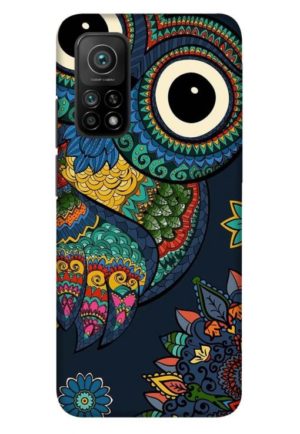 owl vector printed designer mobile back case cover for mi 10t - mi 10t pro