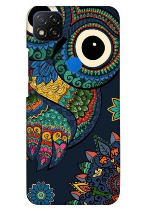 owl vector printed designer mobile back case cover for redmi 9 - redmi 9 activ - redmi 9c - redmi 10a - poco c31