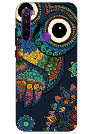 owl vector printed designer mobile back case cover for redmi note 8