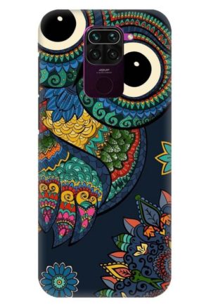 owl vector printed designer mobile back case cover for redmi note 9