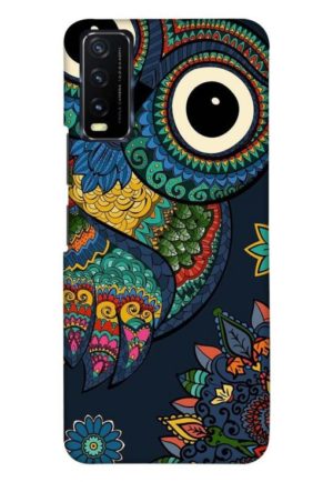 owl vector printed mobile back case cover for vivo y20 - vivo y20i - vivo y20a - vivo y20g - vivo y20t - vivo y12s - vivo y12g
