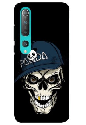 panda skull printed designer mobile back case cover for mi 10 5g - mi 10 pro 5G