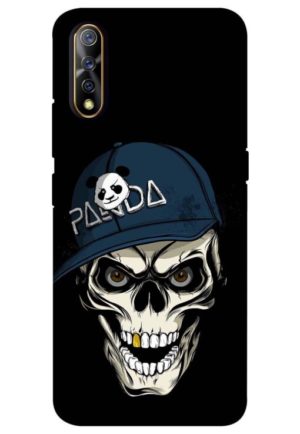 panda skull printed mobile back case cover for vivo s1, vivo z1x