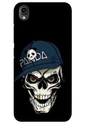 panda skull printed mobile back case cover for vivo y90, vivo y91i