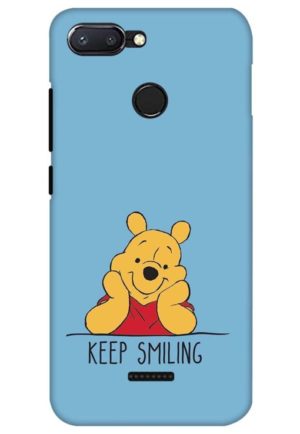 pooh keep smiling printed designer mobile back case cover for Xiaomi Redmi 6