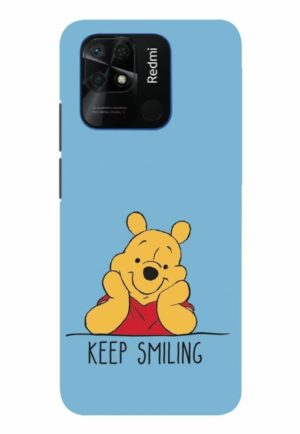 pooh keep smiling printed designer mobile back case cover for Xiaomi redmi 10 - redmi 10 power