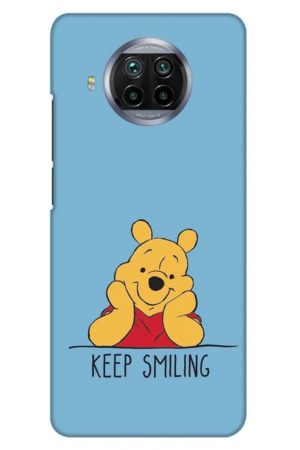 pooh keep smiling printed designer mobile back case cover for mi 10i