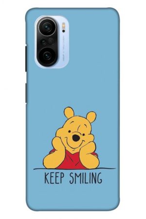 pooh keep smiling printed designer mobile back case cover for mi 11x - 11x pro
