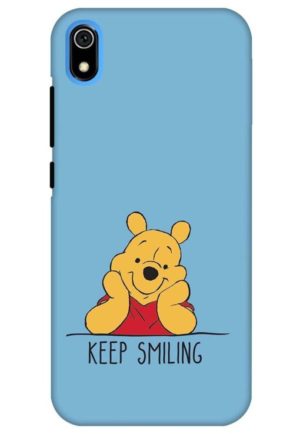 pooh keep smiling printed designer mobile back case cover for redmi 7a