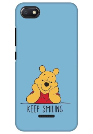 pooh smiling printed designer mobile back case cover for Xiaomi Redmi 6a