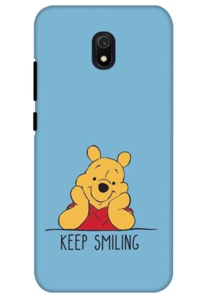 pooh smiling printed designer mobile back case cover for redmi 8a