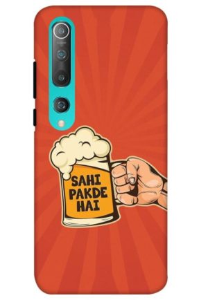 sahi pakde hai printed designer mobile back case cover for mi 10 5g - mi 10 pro 5G