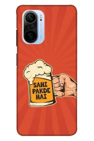 sahi pakde hai printed designer mobile back case cover for mi 11x - 11x pro