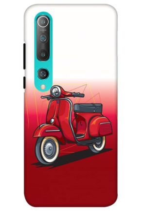 scooter love printed designer mobile back case cover for mi 10 5g - mi 10 pro 5G