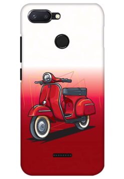 scooter printed designer mobile back case cover for Xiaomi Redmi 6