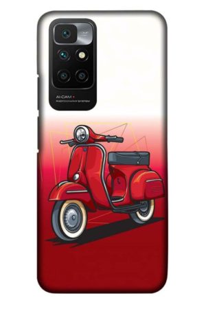 scooter printed designer mobile back case cover for Xiaomi redmi 10 Prime