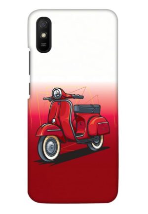 scooter vector printed designer mobile back case cover for redmi 9A - redmi 9i - redmi 9A sport - redmi 9i sport