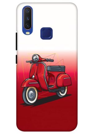 scooter vector printed mobile back case cover for vivo y12, vivo y15 , vivo y17, vivo u10