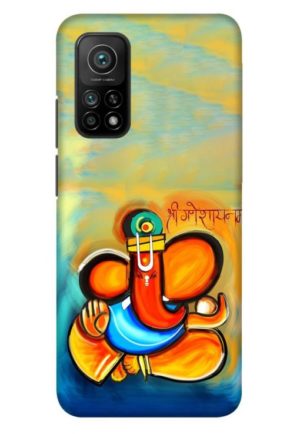 shree ganesha namaha printed designer mobile back case cover for mi 10t - mi 10t pro