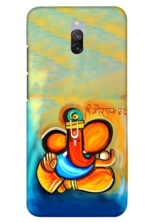 shree ganesha namaha printed designer mobile back case cover for redmi 8a dual