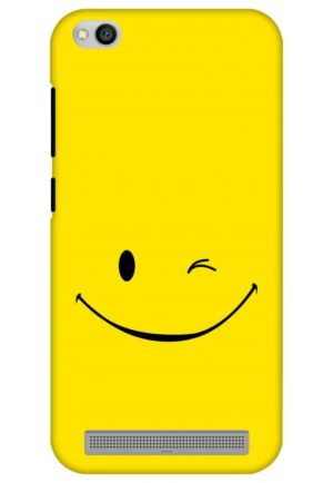 smiely printed mobile back case cover